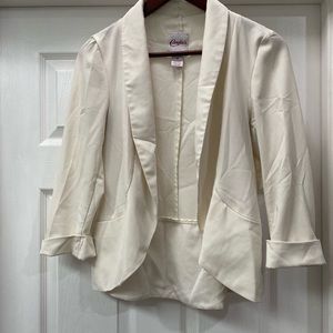 White Womens blazer